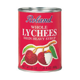 Roland lychees in syrup 24/20oz