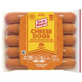 Oscar mayer CHEESE hotdogs 12/16oz