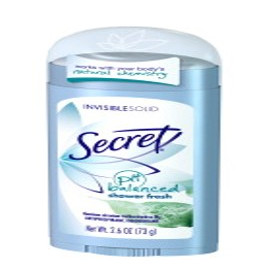 Secret antiperspirant invisible solid SHOWER FRESH 6/2.6oz