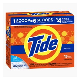 Tide powder HE ULTRA ORIGINAL 6/20oz