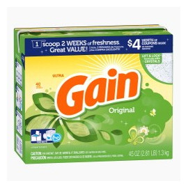 Gain powder detergent ORIGINAL 4/45oz