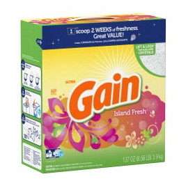 Gain powder detergent ISLAND FRESH 2/137oz