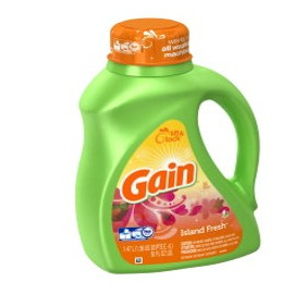 Gain liquid detergent ISLAND FRESH 6/50oz