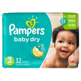 Pampers SIZE 3 4/32ct