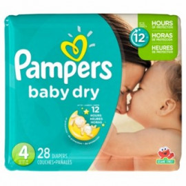 Pampers SIZE 4 4/28ct