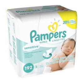 Pampers wipes SENSITIVE 4/3x64ct