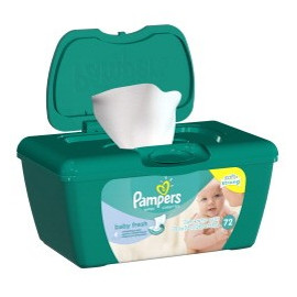 Pampers wipes BABY FRESH SCENT 8/72ct tub