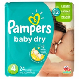 Pampers SIZE 4 4/24ct