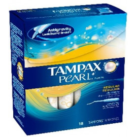 Tampax pearl regular UNSCENTED 12/18ct