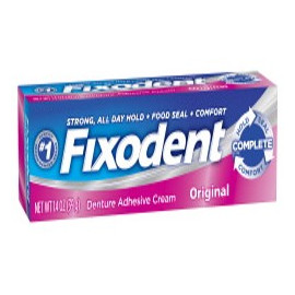 Fixodent dental adhesive cream ORIGINAL 12/1.4oz