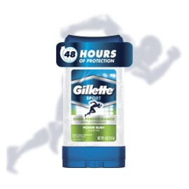 Gillette clear gel POWER RUSH 6/3.8oz