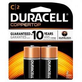 Duracell C 4pkg/2batteries