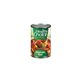 Healthy Choice VEGETABLE BEEF soup 12/15oz