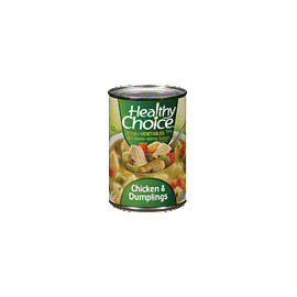 Healthy Choice CHICKEN & DUMPLINGS soup 12/15oz