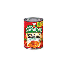 Chef boyardee SPAGHETTI with MEATBALLS 24/14oz