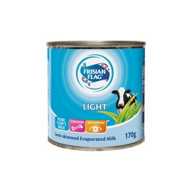 Frisian Flag evaporated LIGHT cream 96/170ml