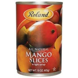 Roland mango sliced in light syrup 12/15oz